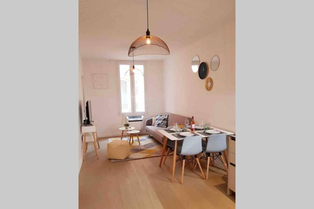 Appartement 2 Chambres Refait A Neuf, Climatise, A 2 Min De La Mer Ницца Экстерьер фото